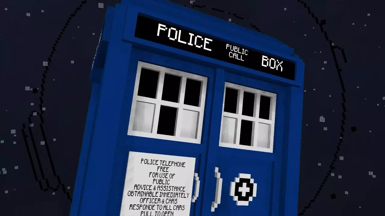 Minecraft Doctor Who Tardis Model Rig Free To Use