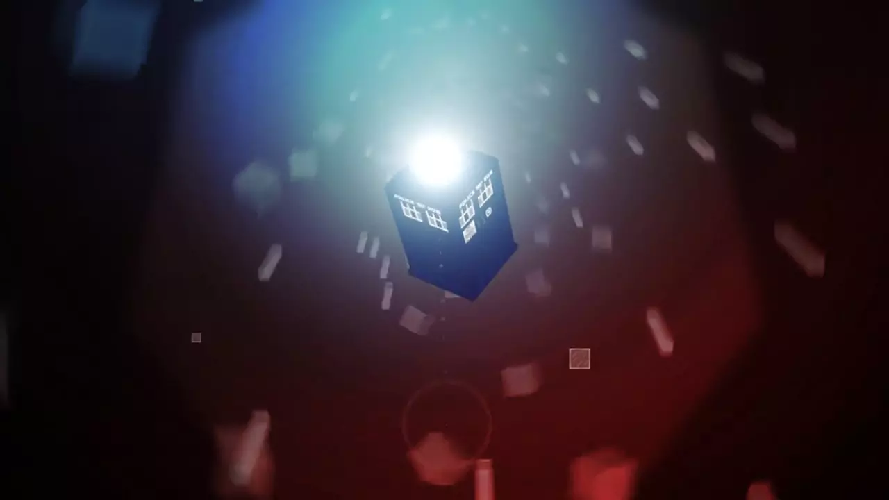 TARDIS in the Vortex
